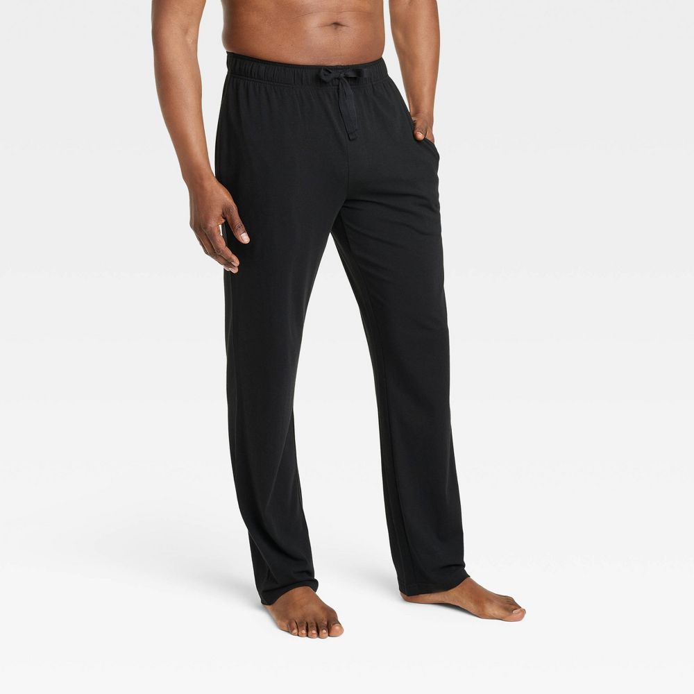 black lounge pants