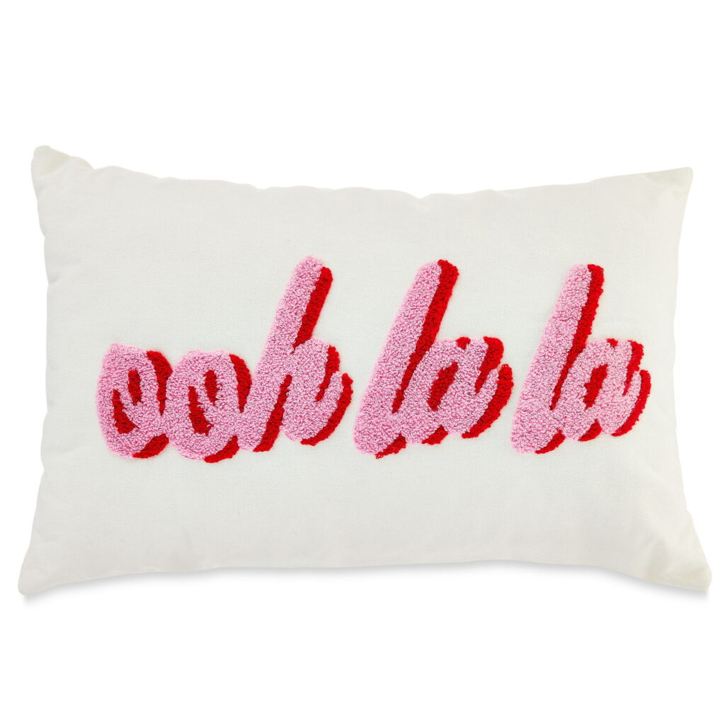 ooh la la valentines day pillow