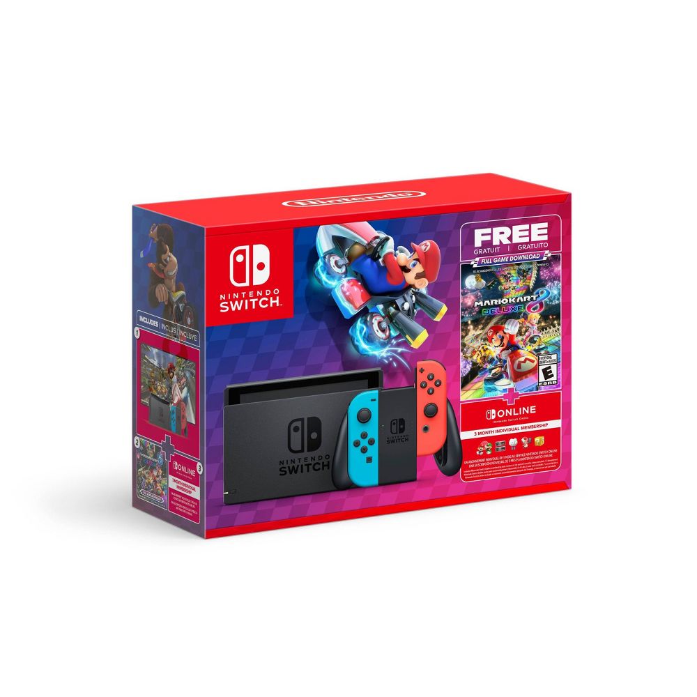 Nintendo switch bundle with Mario kart